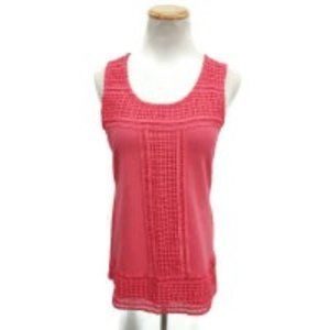 Tommy Hilfiger coral color top small.